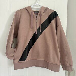 adidas by Stella McCartney Pink Half Zip Hoodie--Size S